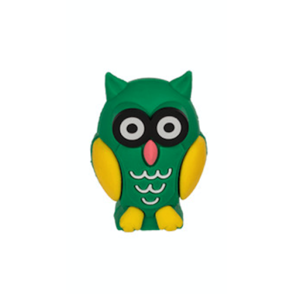 Ξύστρα Κουκουβάγια 3,5 x 2,5 cm - Πράσινο