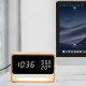 Life FOS Bamboo ψηφιακό Ρολόι  με θερμόμετρο / υγρόμετρο εσωτερικού χώρου, ξυπνητήρι και φωτάκι νυκτός
