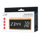 Life Noble Bamboo Ψηφιακό Ρολόι Θερμόμετρο / Υγρόμετρο & Ξυπνητήρι
