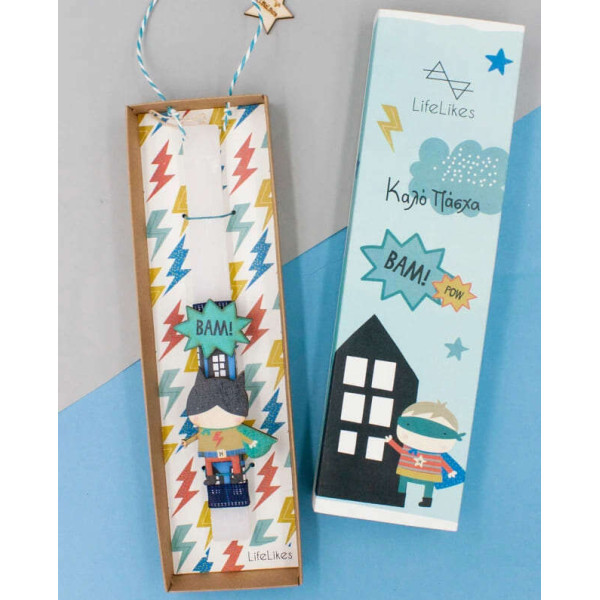 LifeLikes Λαμπάδα 'Ήρωες' σε κουτί