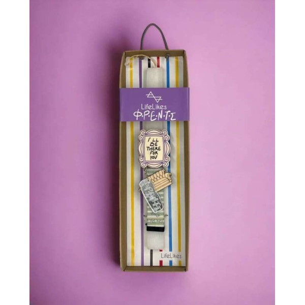 LifeLikes Λαμπάδα με Μπρελόκ "Friends" Σε Κουτί