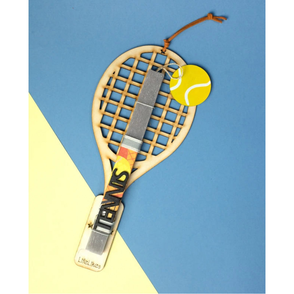 LifeLikes Λαμπάδα Tennis Κίτρινο - Ζωγράφισέ με