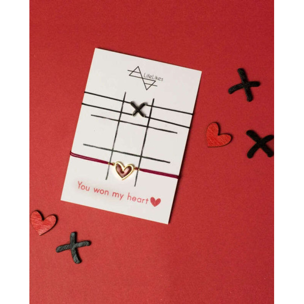 LifeLikes Σετ Βραχιόλια Charm Τρίλιζα Της Αγάπης