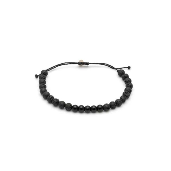 LifeLikes Βραχιόλι 'Five Beads' Μαύρος Όνυχας