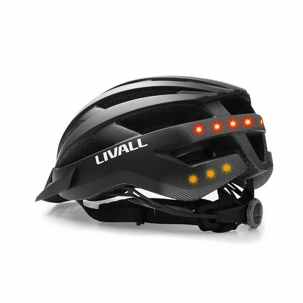 Livall MT1 Neo Smart Κράνος Ποδηλασίας, με LED, Stereo Speakers  58-62cm (Μαύρο)