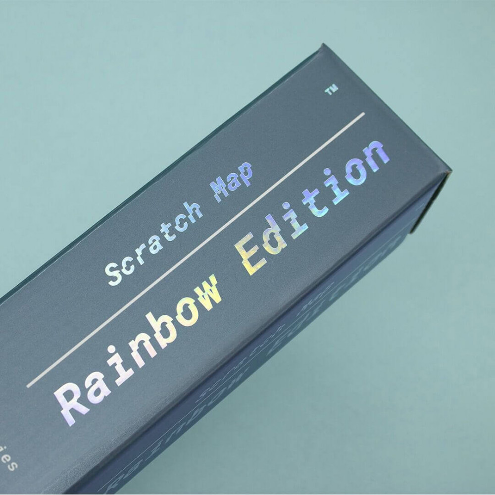 Scratch Map® Luckies Rainbow Edition 82,5×59,4 cm
