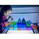 Magna-Tiles Μαγνητικό Παιχνίδι 100 κομματιών Clear Colors