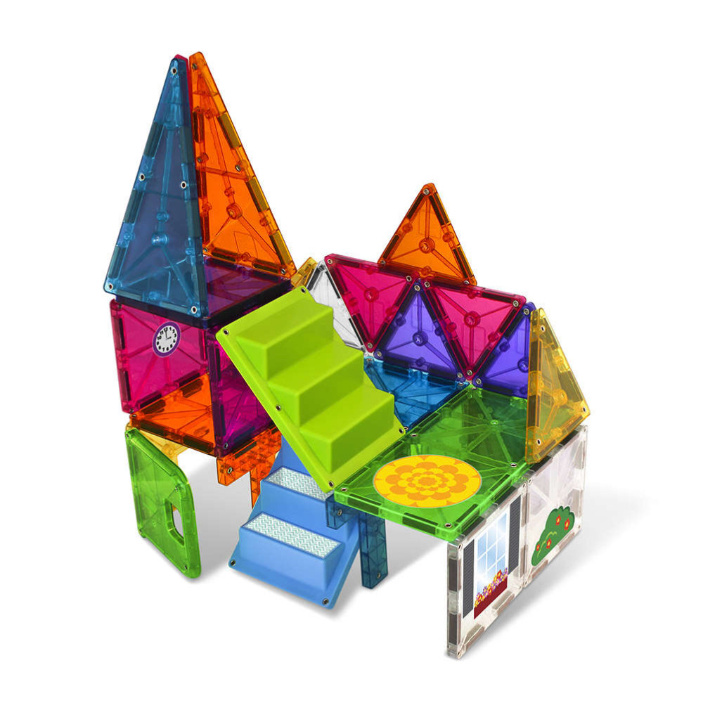 Magna-Tiles Μαγνητικό Παιχνίδι 28 κομματιών House