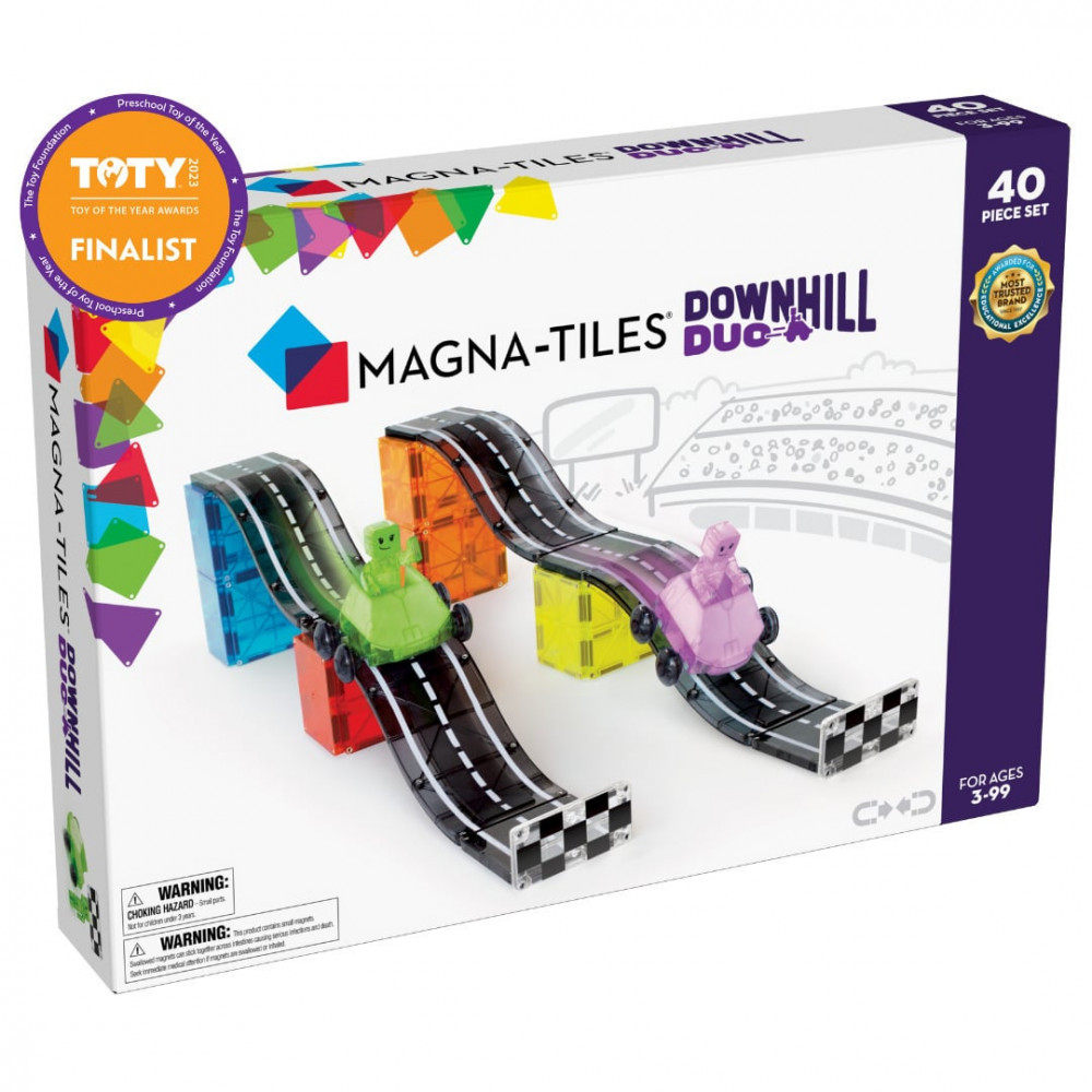 Magna-Tiles Μαγνητικό Παιχνίδι 40 Κομματιών Downhill Duo