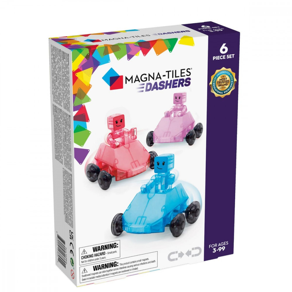 Magna-Tiles Μαγνητικό Παιχνίδι 6 Κομματιών Dashers