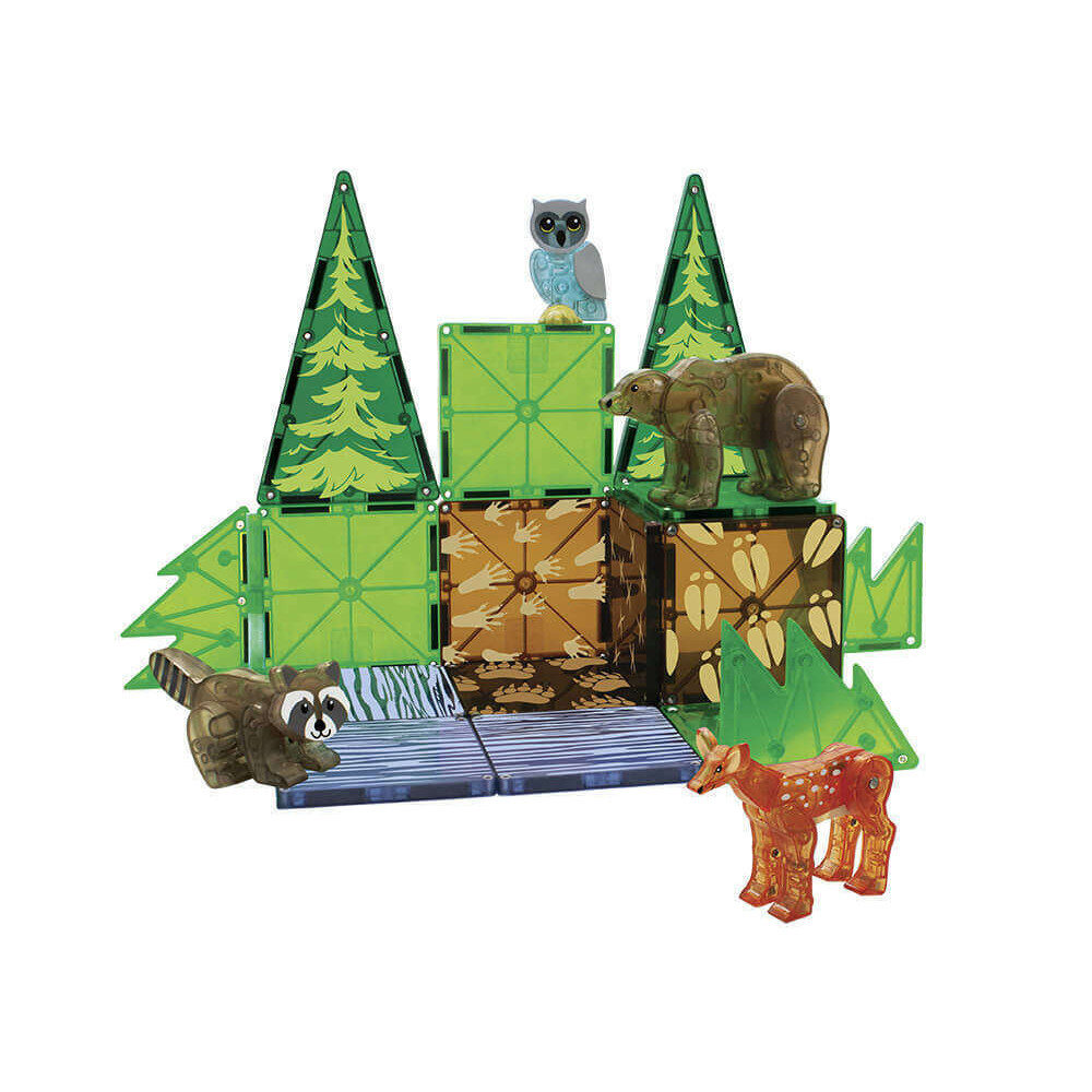 Magna-Tiles Μαγνητικό Παιχνίδι 25 κομματιών Forest Animals