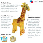 Magna-Tiles Μαγνητικό Παιχνίδι 25 κομματιών Safari Animals