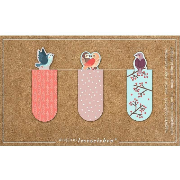 Moses Μαγνητικοί Σελιδοδείκτες Birds 3τμχ