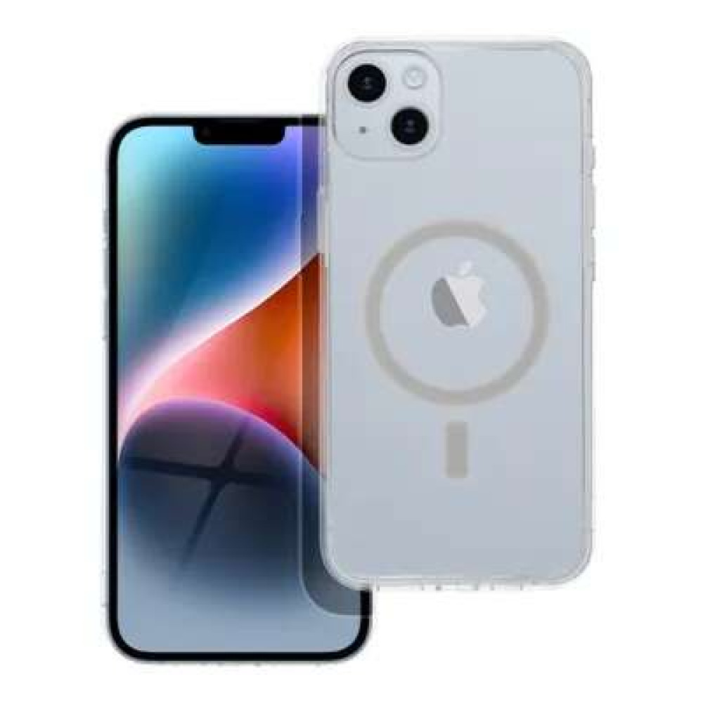 Magsafe Back Cover Θήκη για Apple iPhone 14 Plus (Διάφανο)