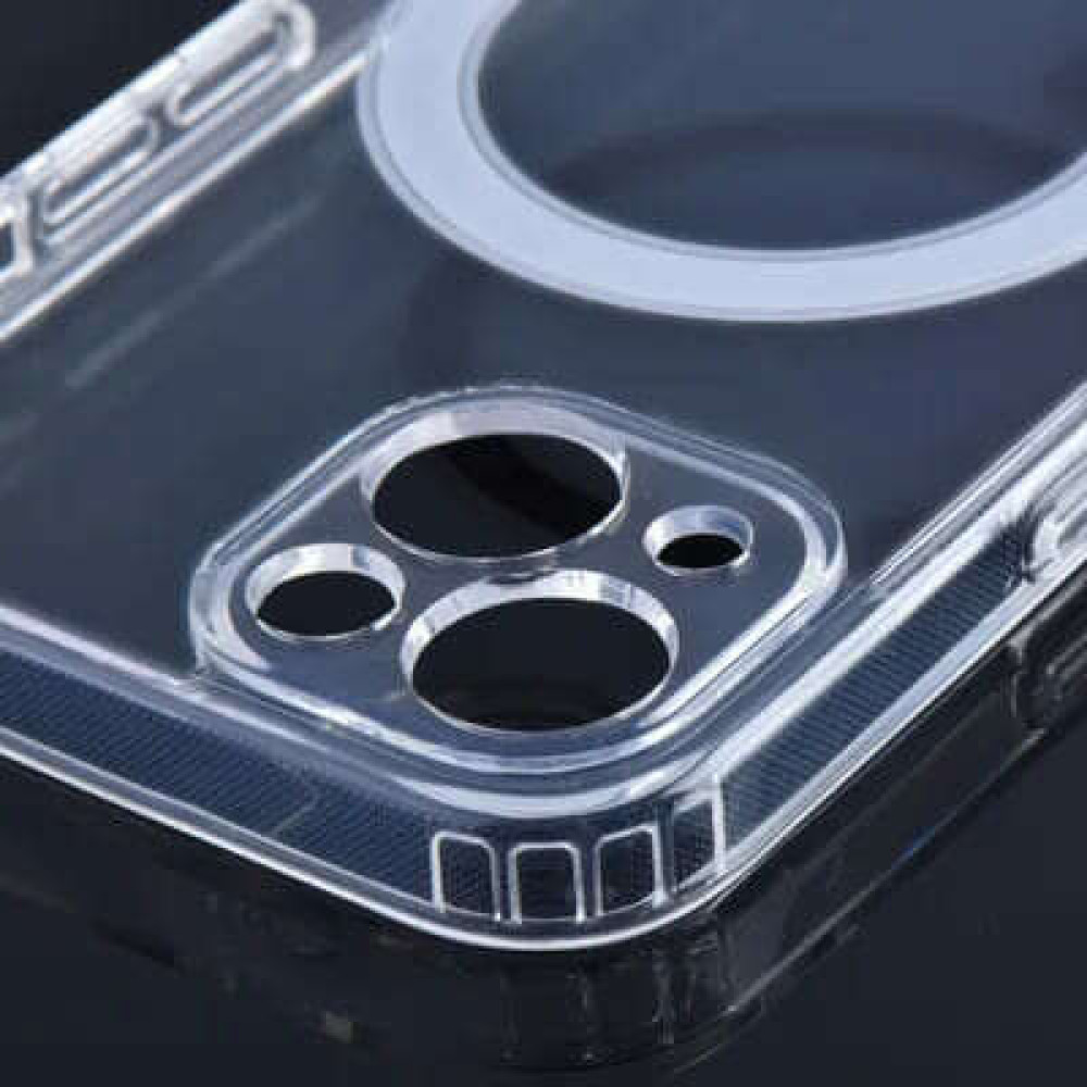 Magsafe Back Cover Θήκη για Apple iPhone 14 Plus (Διάφανο)