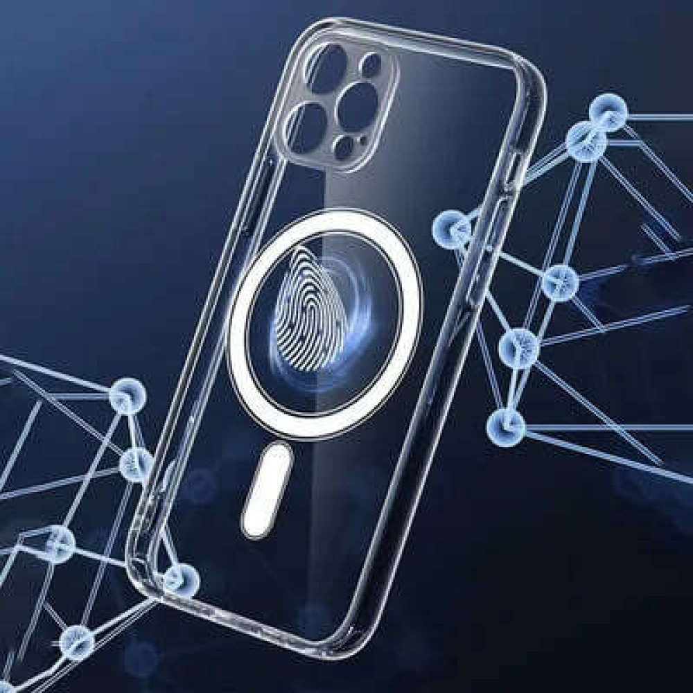 Magsafe Back Cover Θήκη για Apple iPhone 14 Plus (Διάφανο)