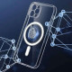 Magsafe Back Cover Θήκη για Apple iPhone 14 Plus (Διάφανο)