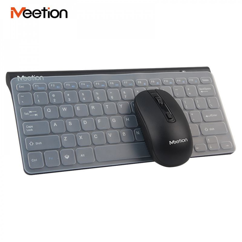 Meetion MT-Mini4000 Ασύρματο Σετ Πληκτρολόγιο & Ποντίκι (Μαύρο)