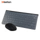 Meetion MT-Mini4000 Ασύρματο Σετ Πληκτρολόγιο & Ποντίκι (Μαύρο)