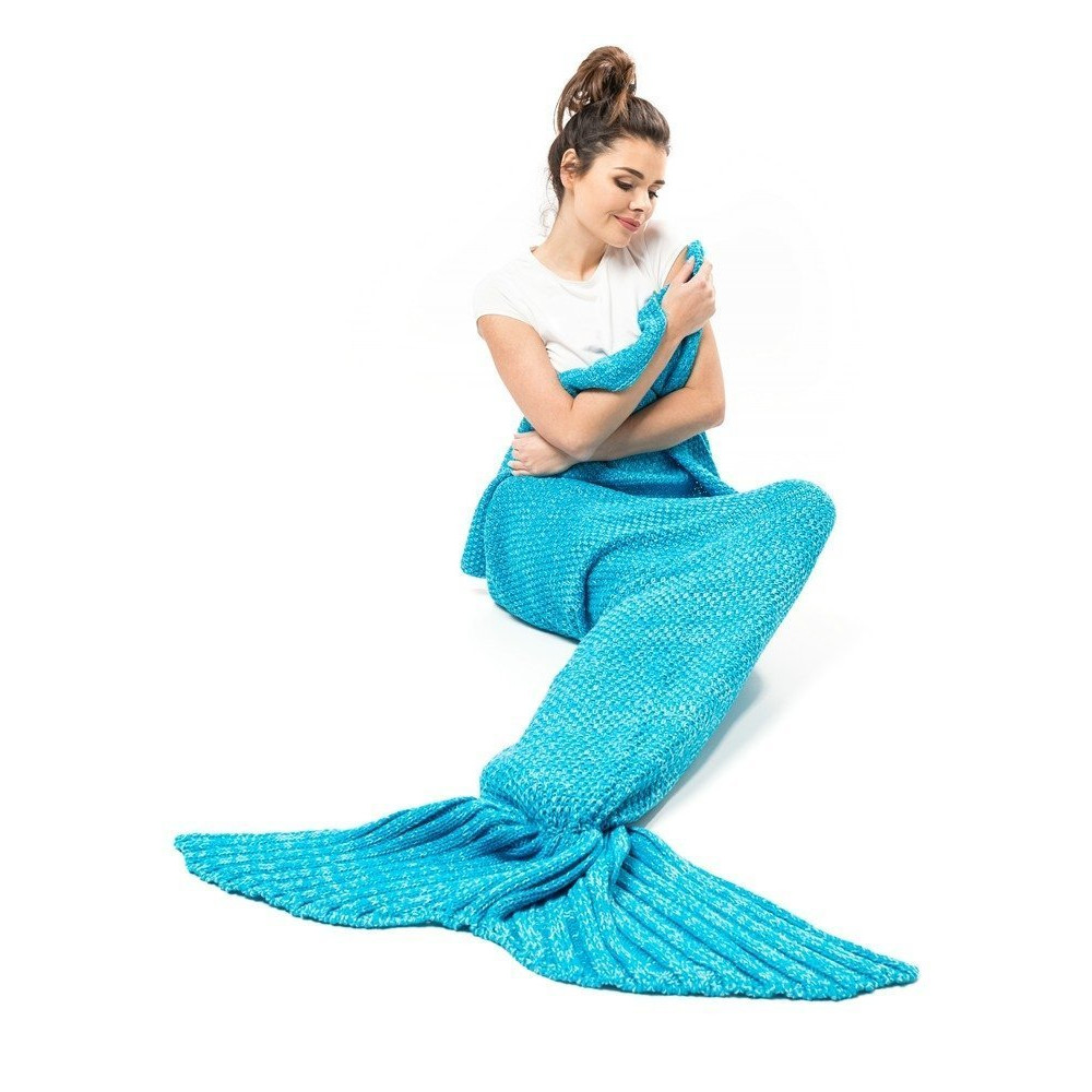 Κουβέρτα Γοργόνα Mermaid Deluxe 190x80cm (Μπλε)