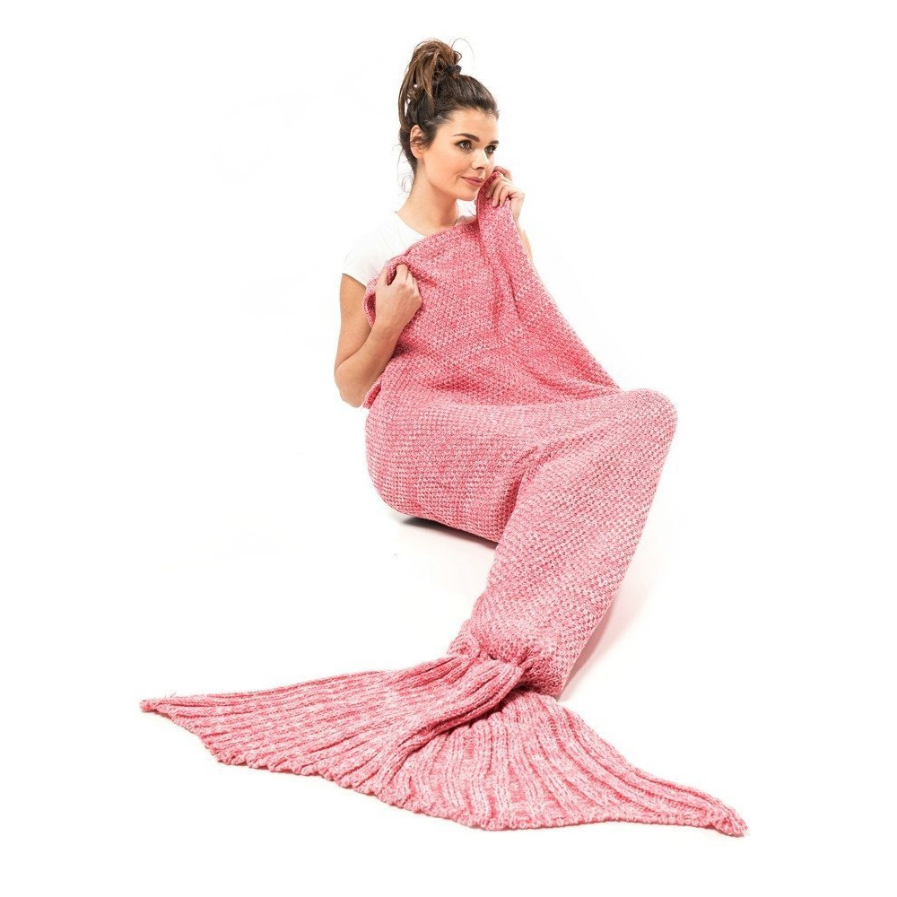 Κουβέρτα Γοργόνα Mermaid Deluxe 190x80cm (Ροζ)