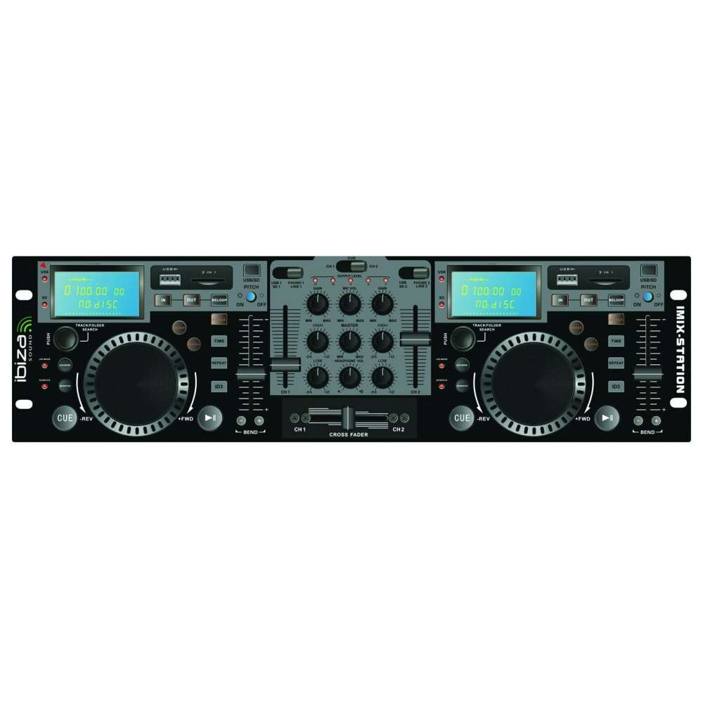 Μίκτης Dj και card controller με USB/SD - ibiza Sound IMIX-STATION