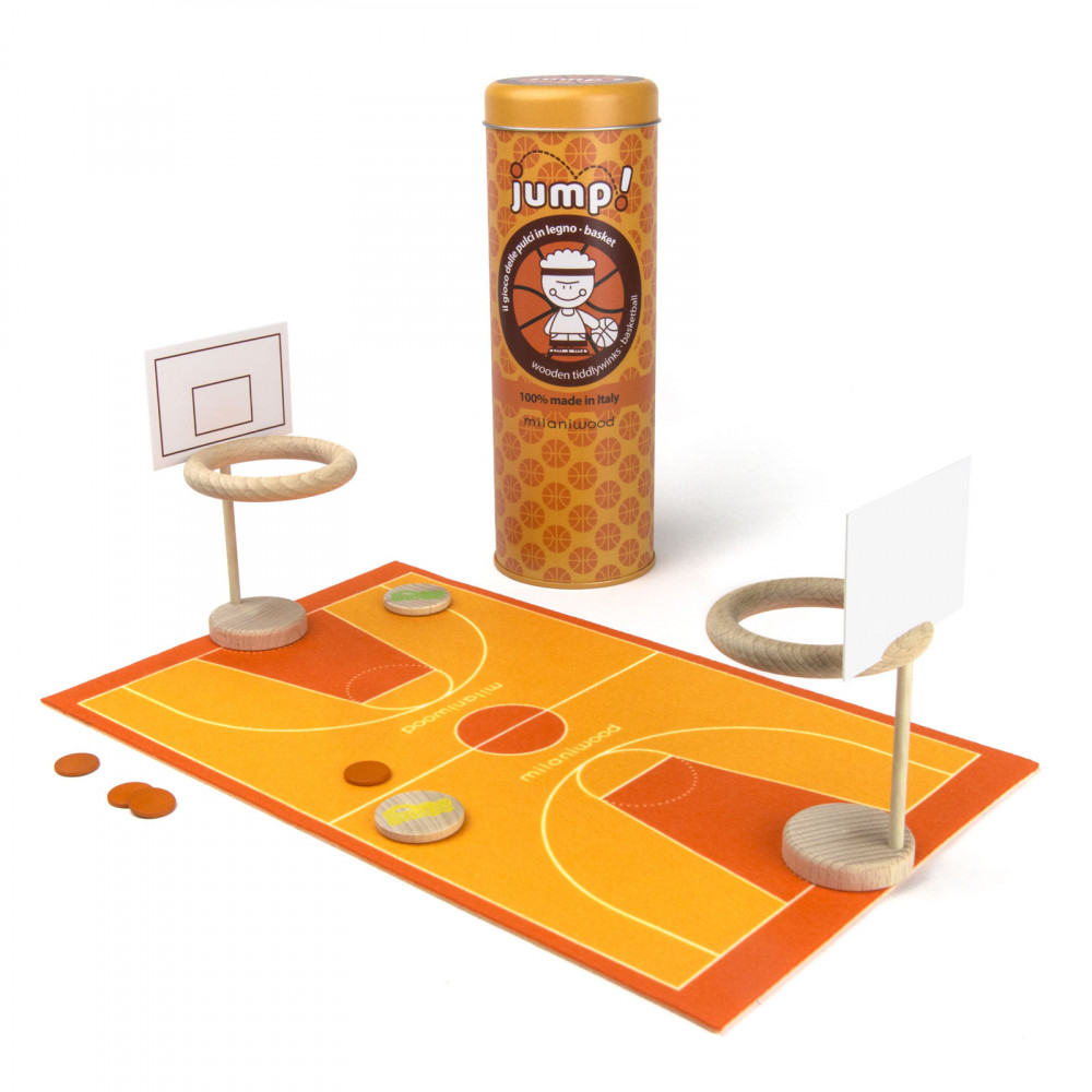 Milaniwood ξύλινο επιτραπέζιο παιχνίδι «Μπάσκετ»