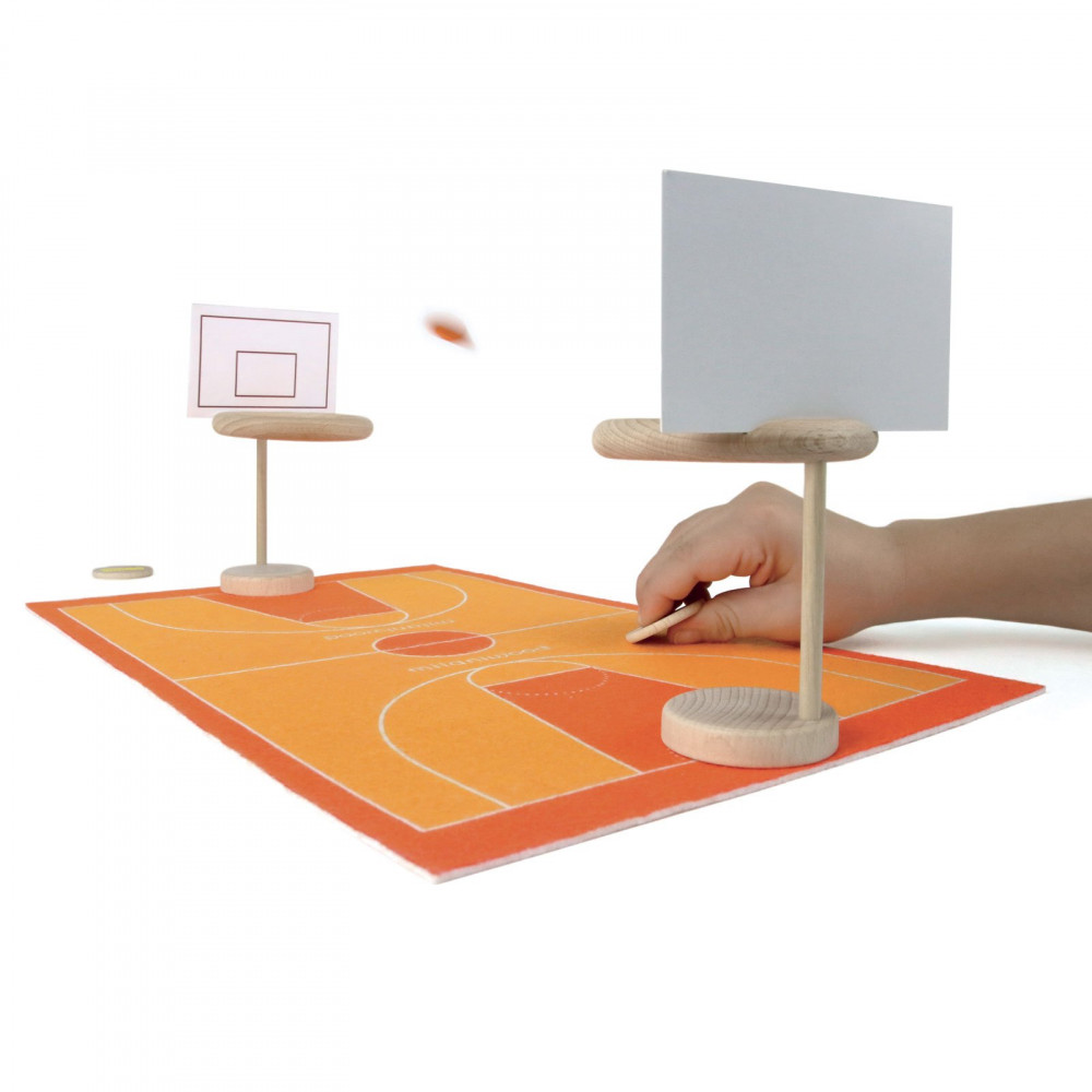 Milaniwood ξύλινο επιτραπέζιο παιχνίδι «Μπάσκετ»