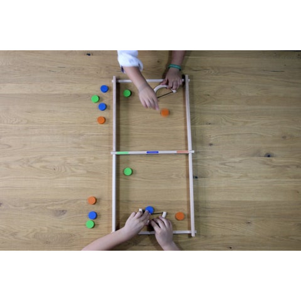 Milaniwood Ξύλινο Επιτραπέζιο Παιχνίδι «Δισκομαχία»