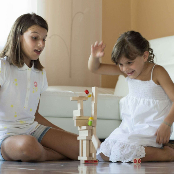 Milaniwood ξύλινο επιτραπέζιο παιχνίδι «Τρελό Παλάτι» 