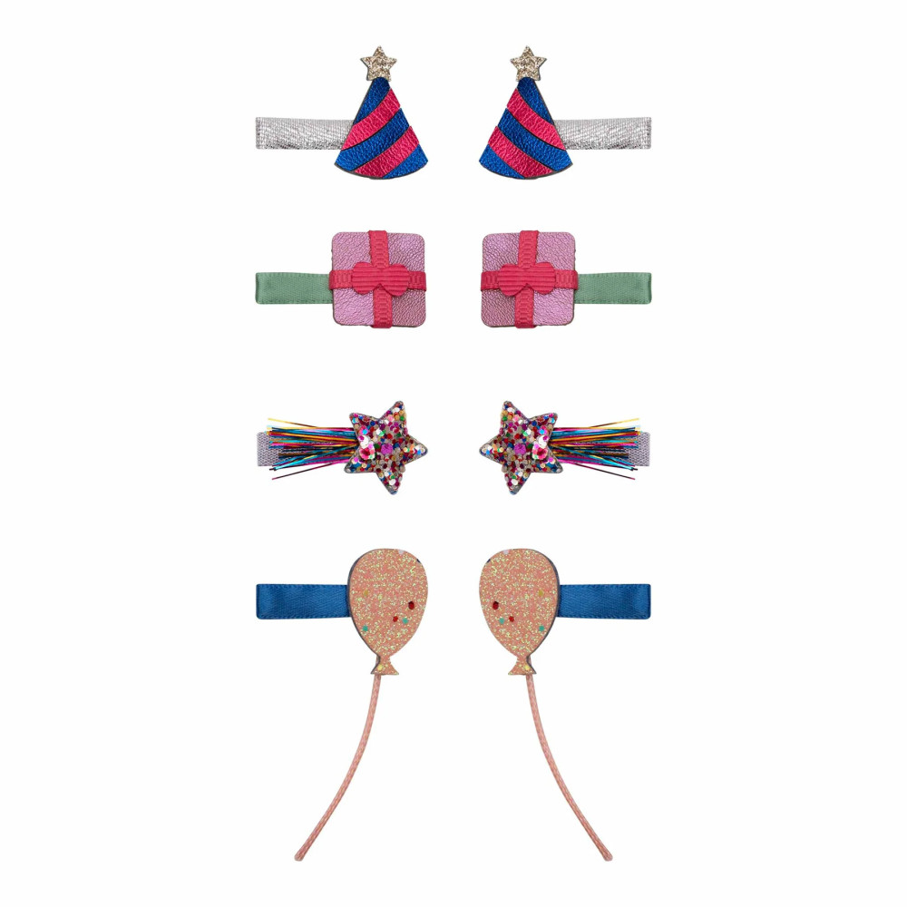 Mimi&Lula Birthday Party Mini Hair Clips (8 τμχ)