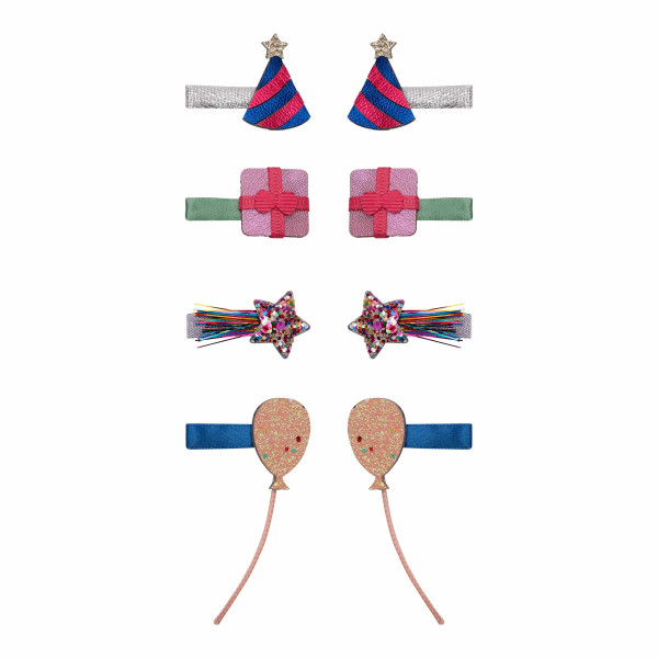 Mimi&Lula Birthday Party Mini Hair Clips (8 τμχ)