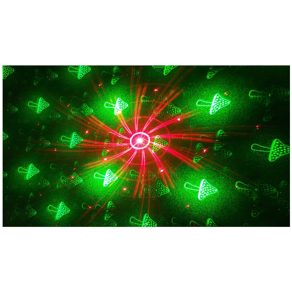 Mini Firefly Laser Κόκκινο & Πράσινο με Λάμπα LED 3W - ibiza Light LAS160P-MKII