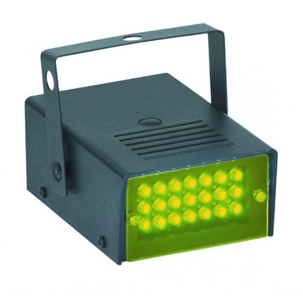 Mini Strobe με LED σε κίτρινο χρώμα και ρυθμιζόμενη ταχύτητα Flash - STROBELED-YE