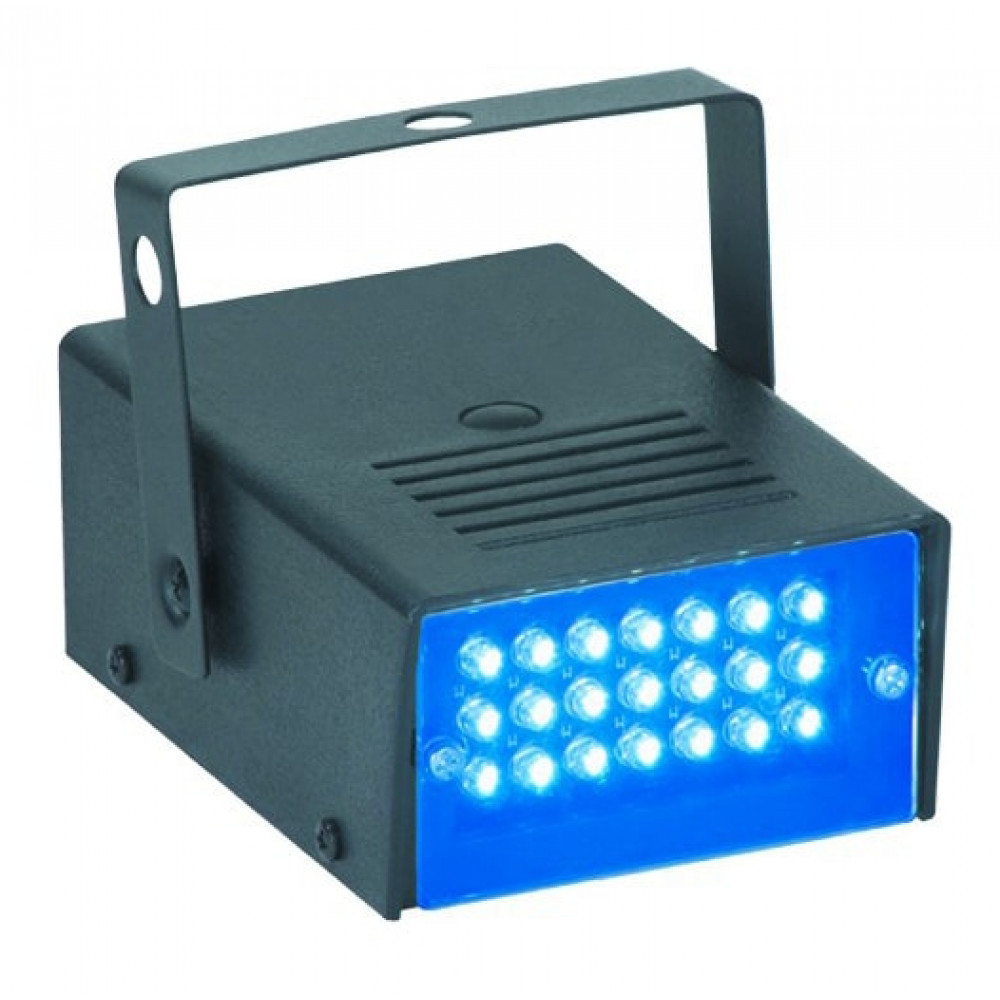 Mini Strobe με LED σε μπλε χρώμα και ρυθμιζόμενη ταχύτητα Flash - STROBELED-BL