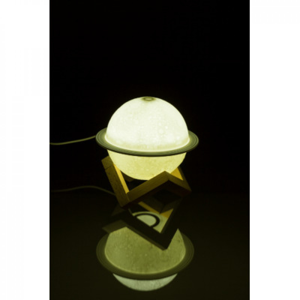 Μίνι Υγραντήρας-Συσκευή Αρωματοθεραπείας σε σχήμα Πλανήτη με LED 110ml