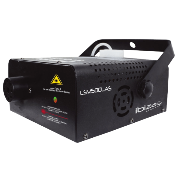 Μηχανή καπνού με Κόκκινο και Πράσινο  Laser - ibiza Light LSM500LAS