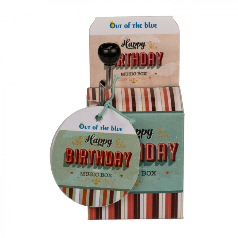 Μουσικό Κουτί "Happy Birthday" (5 x4 cm)
