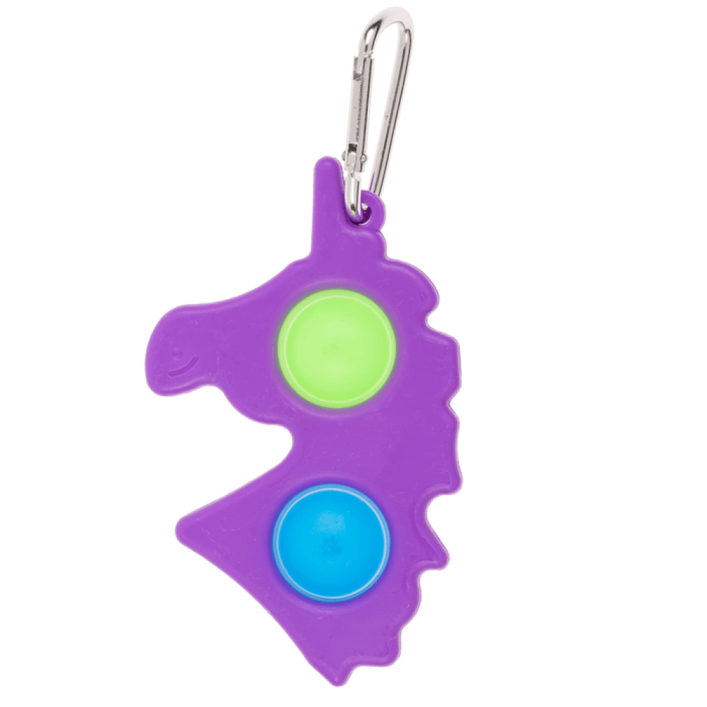 Μπρελόκ Fidget Pop Toy Μονόκερος 11x7cm - Μωβ