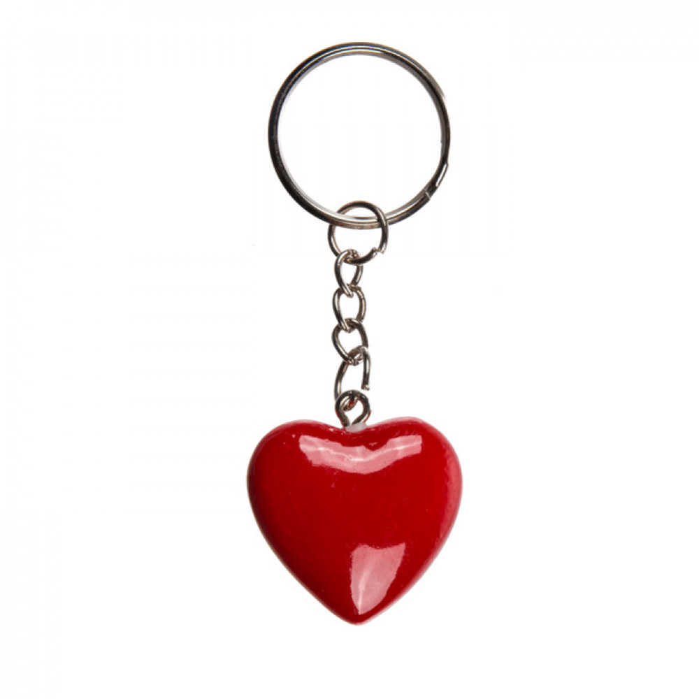 Μπρελόκ σε Σχήμα Καρδιάς σε συσκευασία Δώρου (Κόκκινο)