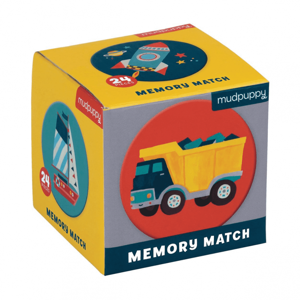 Mudpuppy Παιχνίδι Μνήμης 24 Τεμαχίων Οχήματα