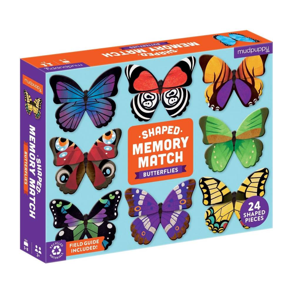 Mudpuppy Παιχνίδι Μνήμης "Πεταλούδες"