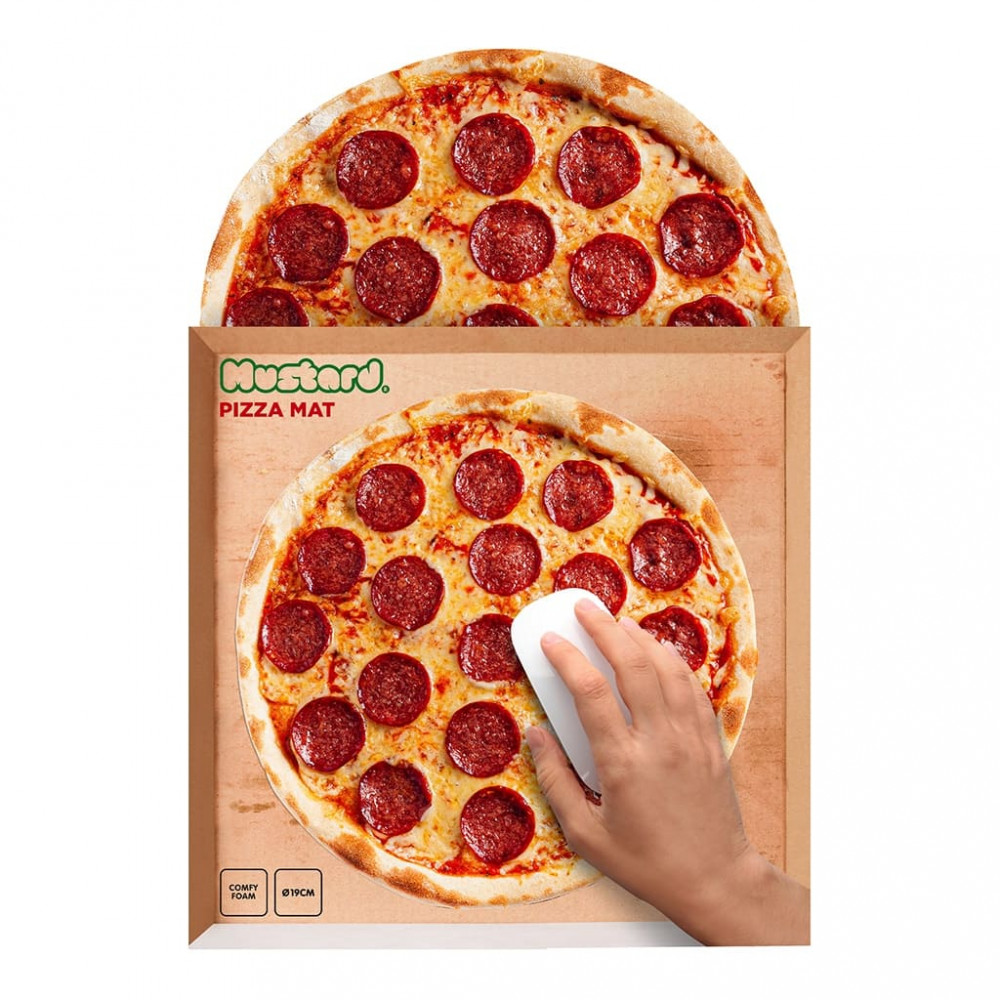 Mustard Mousepad Pizza 22cm