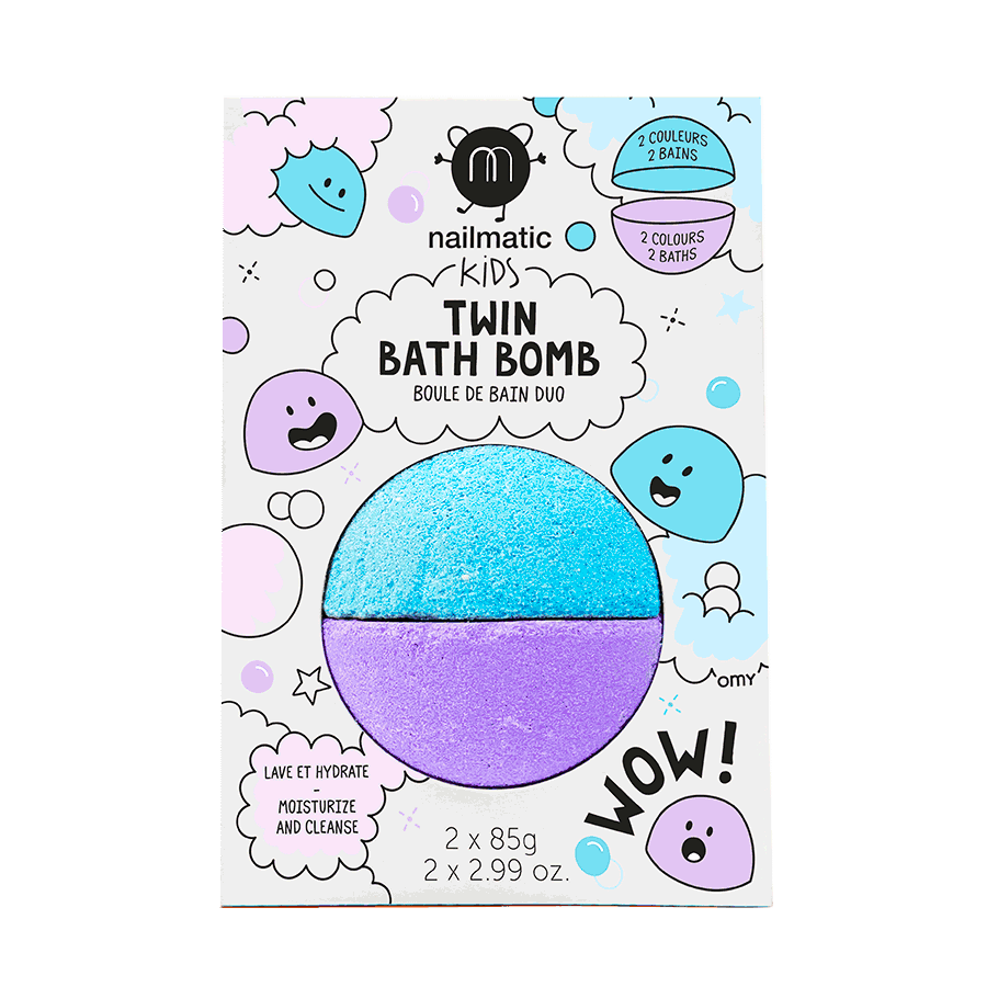 Nailmatic Bath bomb Duo (γαλάζιο-λιλά)