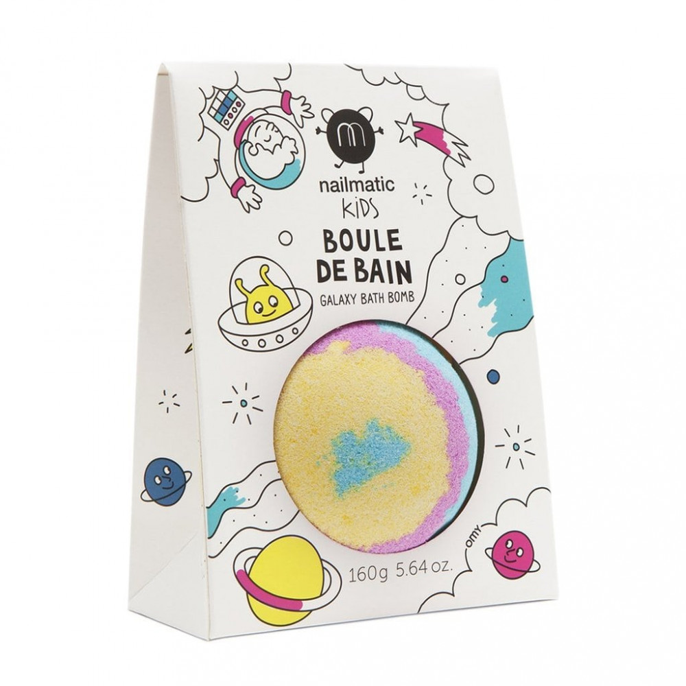 Nailmatic Bath bomb Galaxy (ροζ-κίτρινο-γαλάζιο)