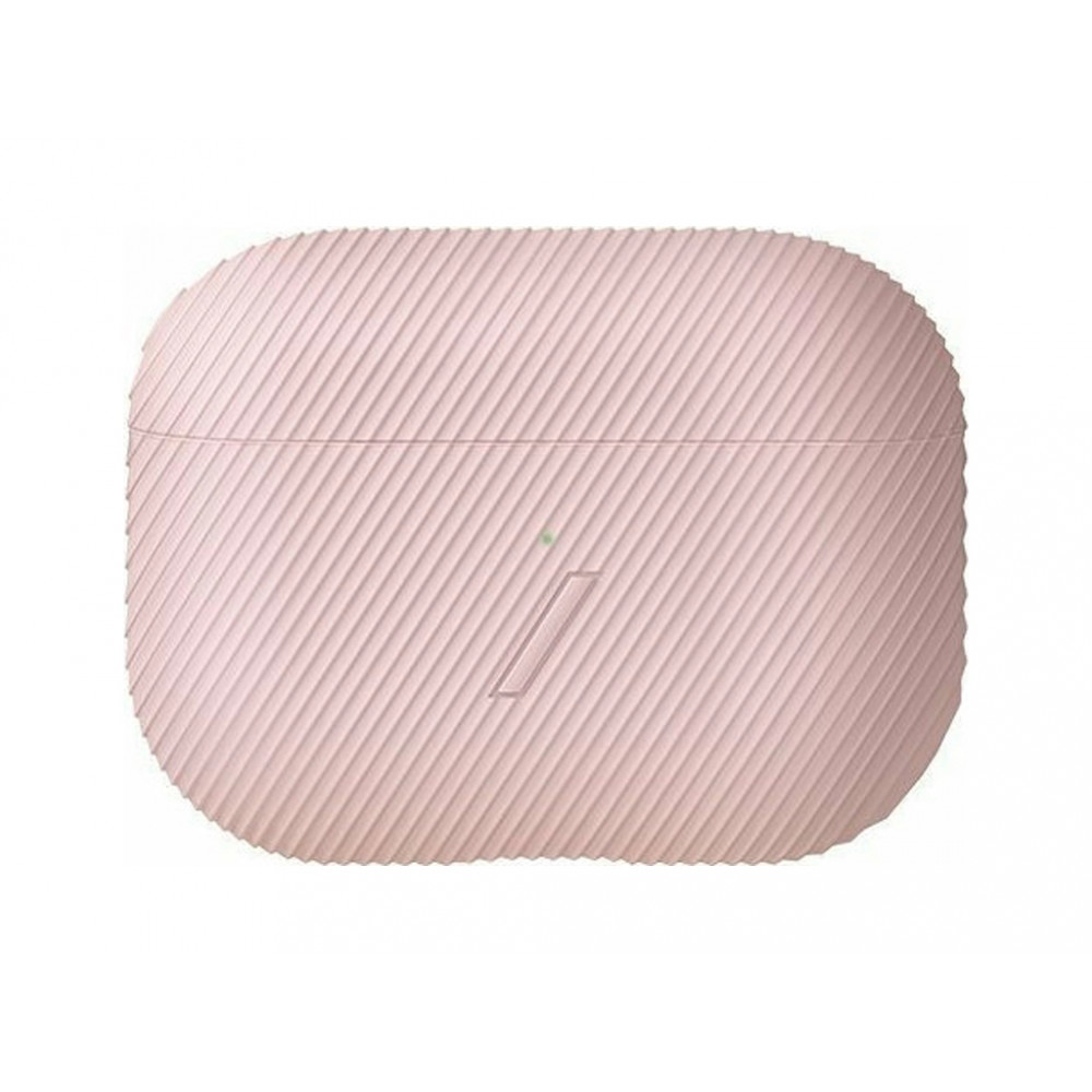 Native Union Curve Θήκη Textured Σιλικόνης συμβατή με ασύρματη φόρτιση για Apple AirPods Pro (Ροζ)