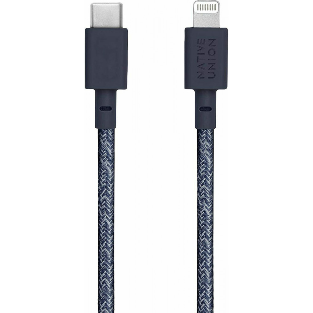 Native Union Belt Braided Καλώδιο USB-C σε Lightning 1.2m (Indigo)