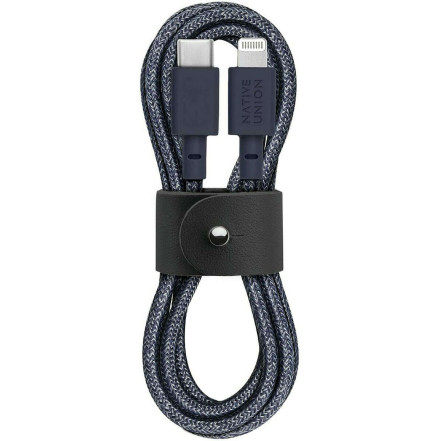 Native Union Belt Braided Καλώδιο USB-C σε Lightning 1.2m (Indigo)