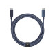 Native Union Belt Cable Pro Καλώδιο USB-C σε USB-C 2.4m 100W (Indigo)