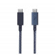 Native Union Belt Cable Pro Καλώδιο USB-C σε USB-C 2.4m 100W (Indigo)